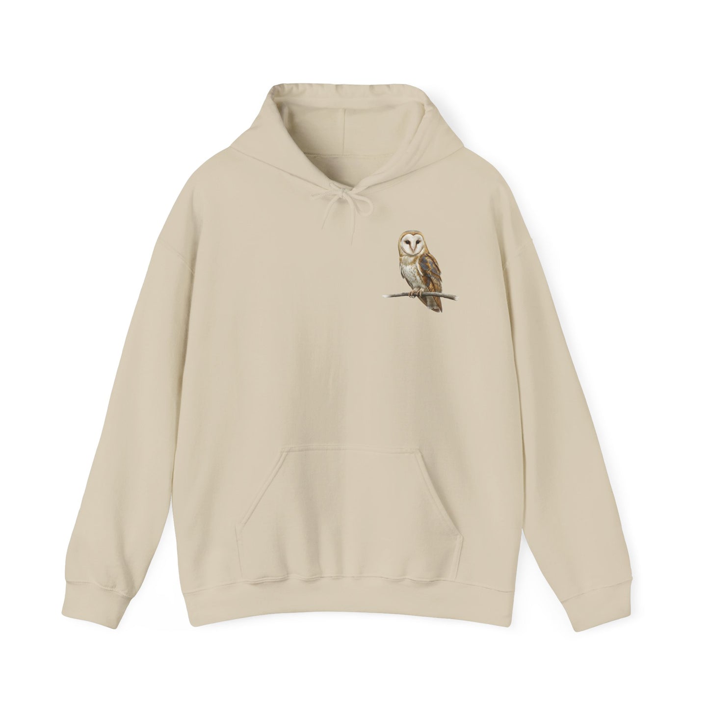 Schleiereule Hoodie - Vogel Kapuzenpullover für Vogelbeobachter & Naturliebhaber mit Vogelmotiv