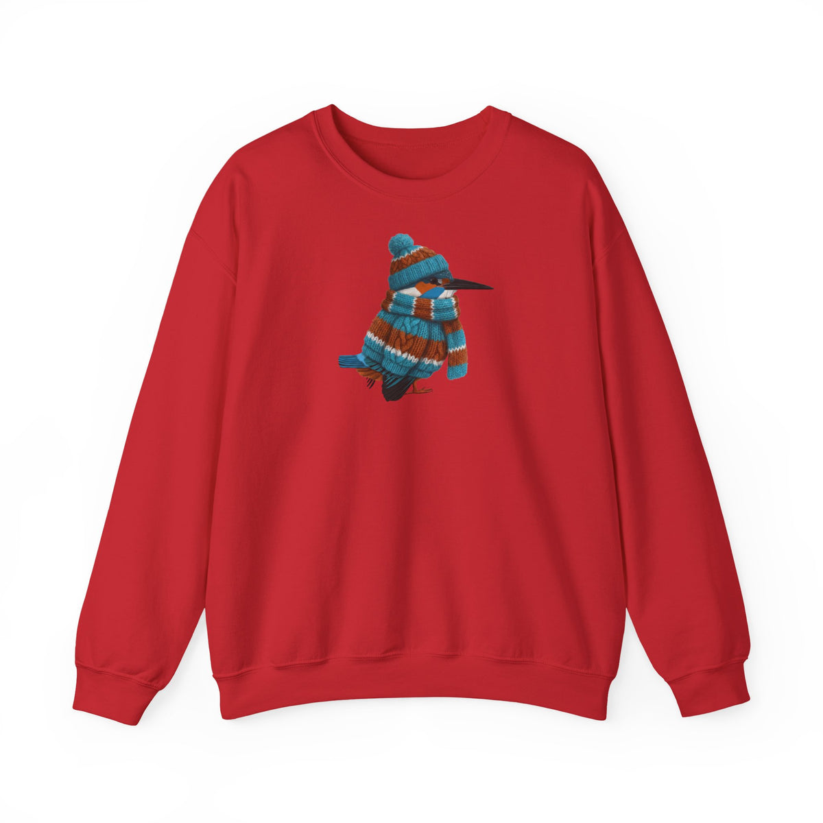 Eisvogel Sweatshirt Vogelmotiv in Sand
