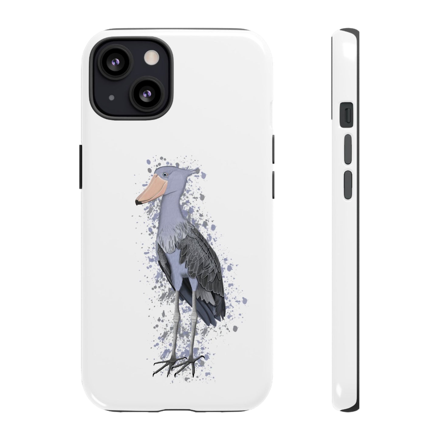 Schuhschnabel Vogel iPhone & Google Pixel Vogelmotiv Handyhülle Weiß