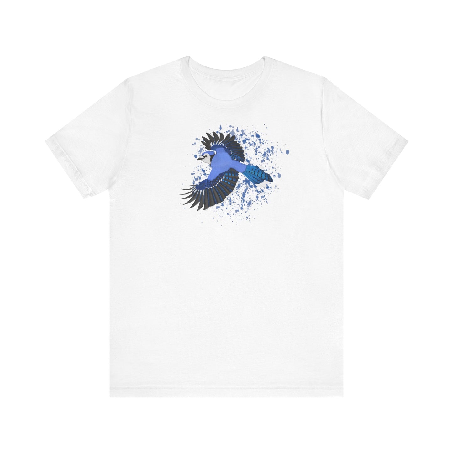 Blue Jay Vogel T-Shirt – bird graphic tee, watching gear
