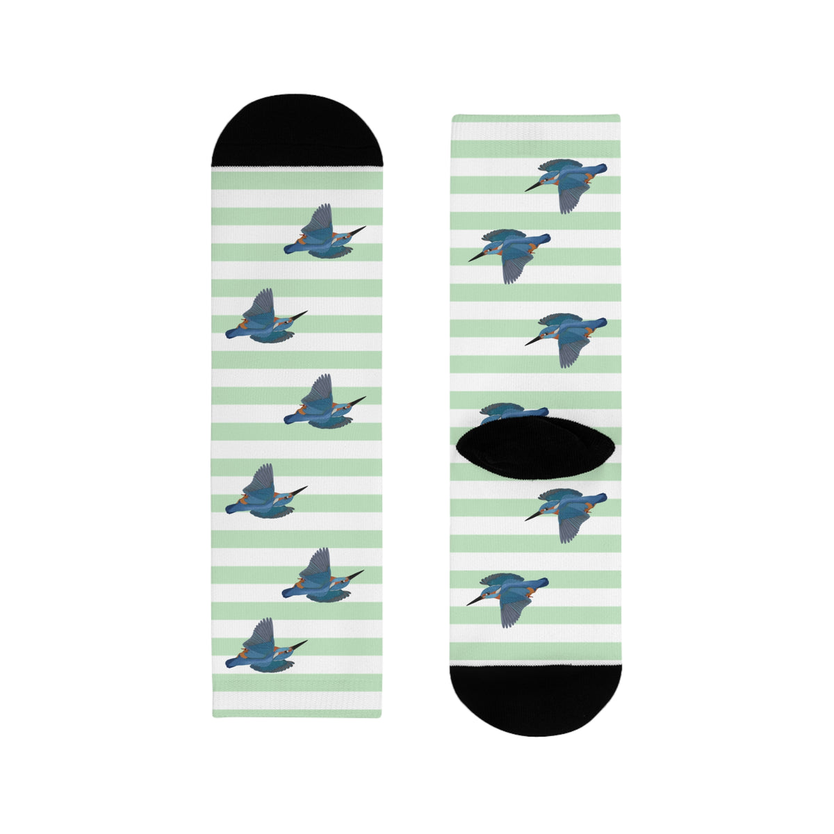 Eisvogel Socken mit Accessories Hintergrund