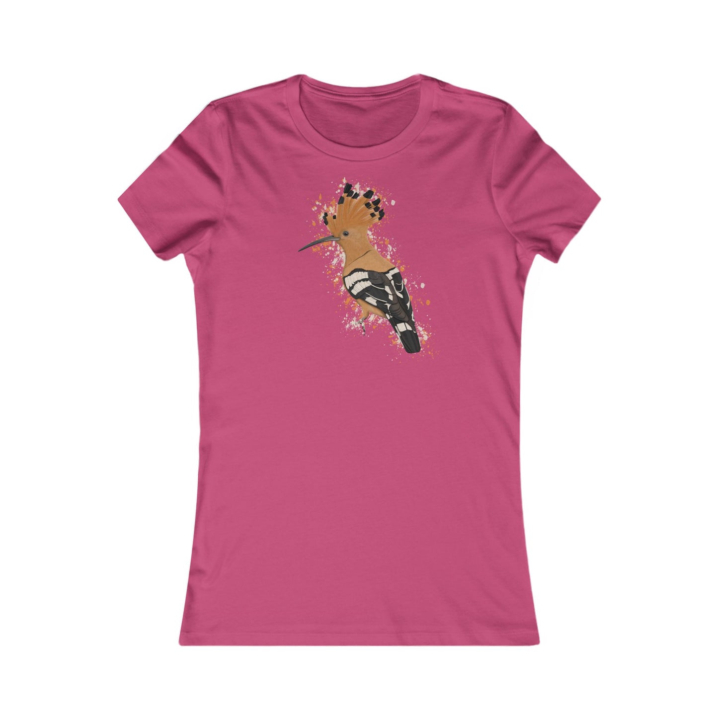 Wiedehopf Vogel Frauen T-Shirt mit Bird Graphic Tee Hintergrund