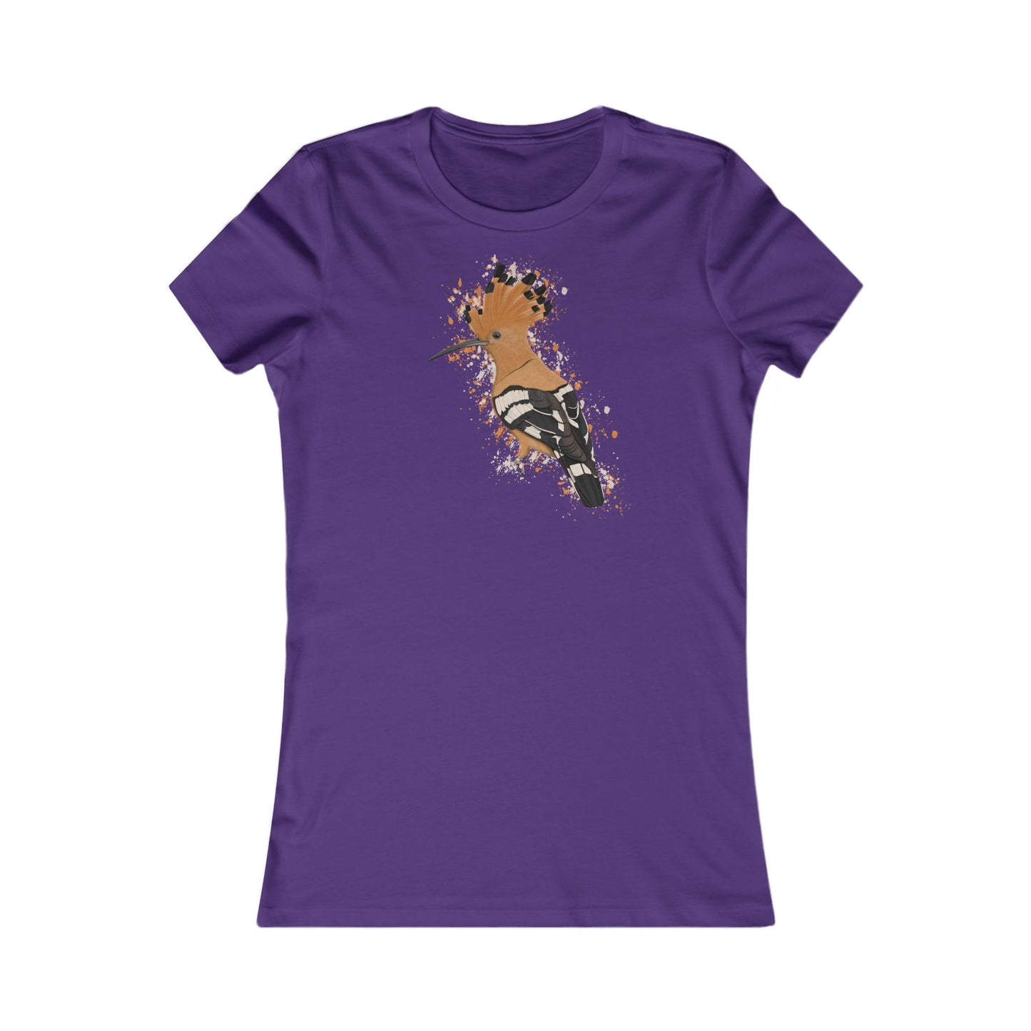 Wiedehopf Vogel Frauen T-Shirt für Vogelfreundinnen – Bird Graphic Tee,