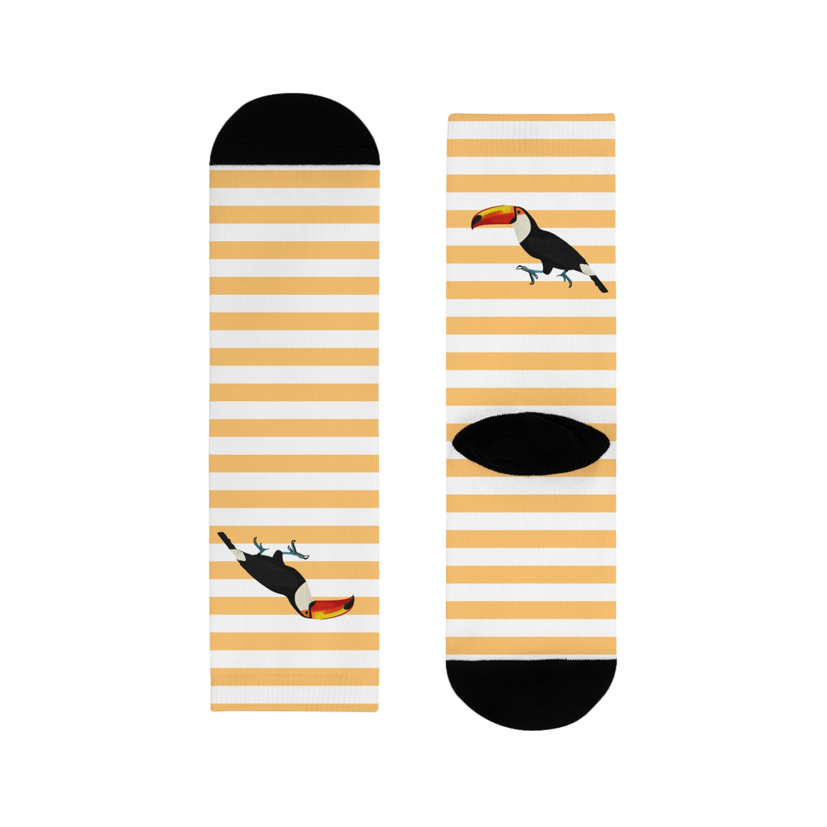 Tukan Vogel Socken mit Accessories Hintergrund