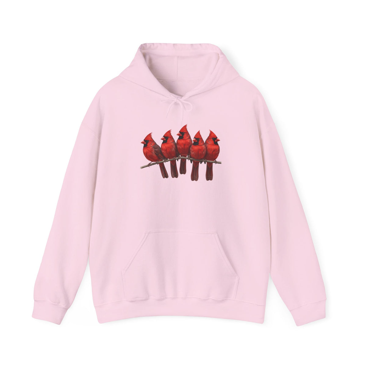 Rotkardinal Hoodie - Kapuzenpullover – artistic apparel und casual outerwear Stil