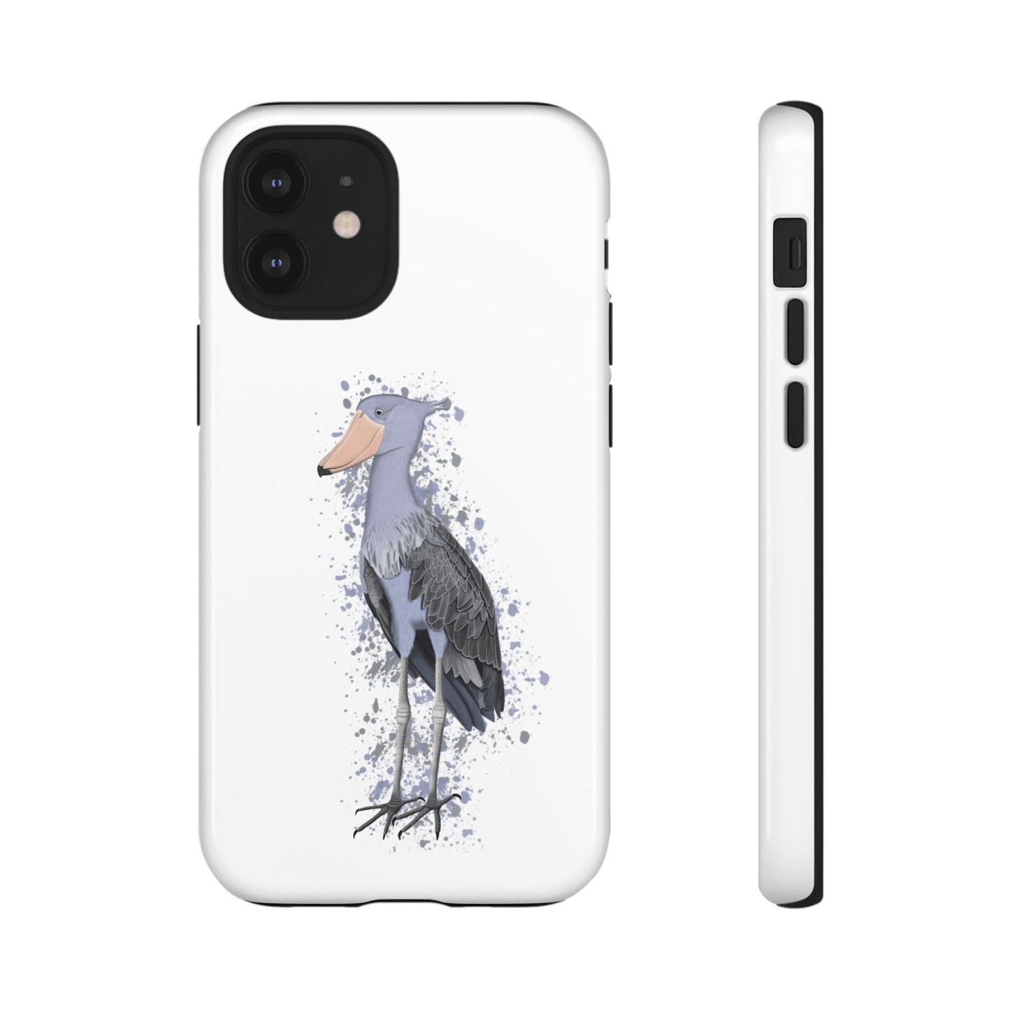 Schuhschnabel Vogel iPhone & Google Pixel Vogelmotiv Handyhülle Weiß