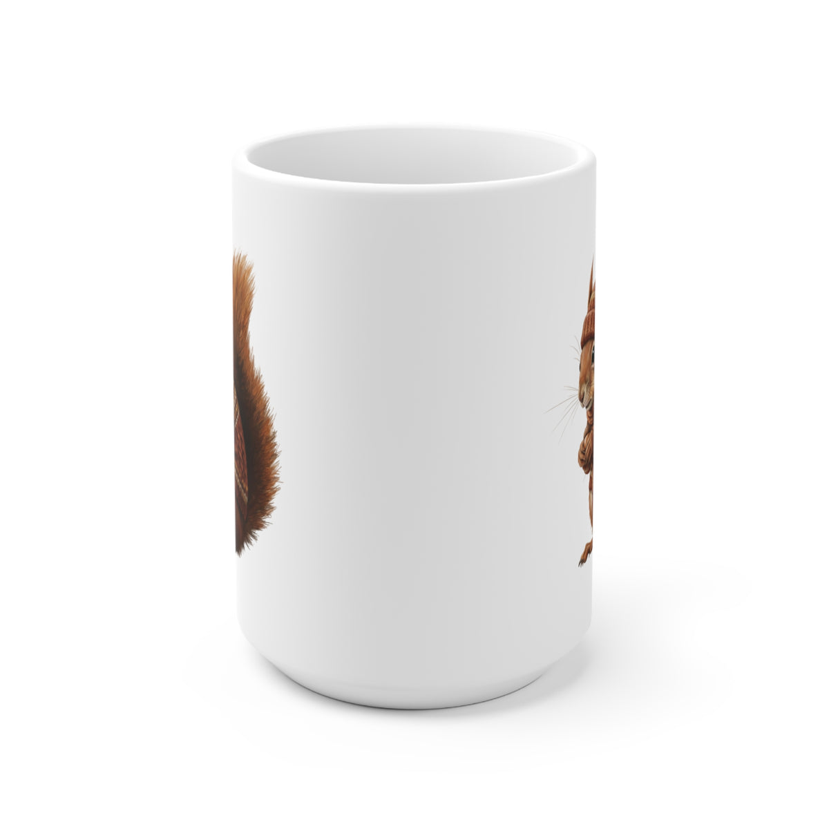 Eichhörnchen mit Strickpullover Tasse – 11 oz, 11oz