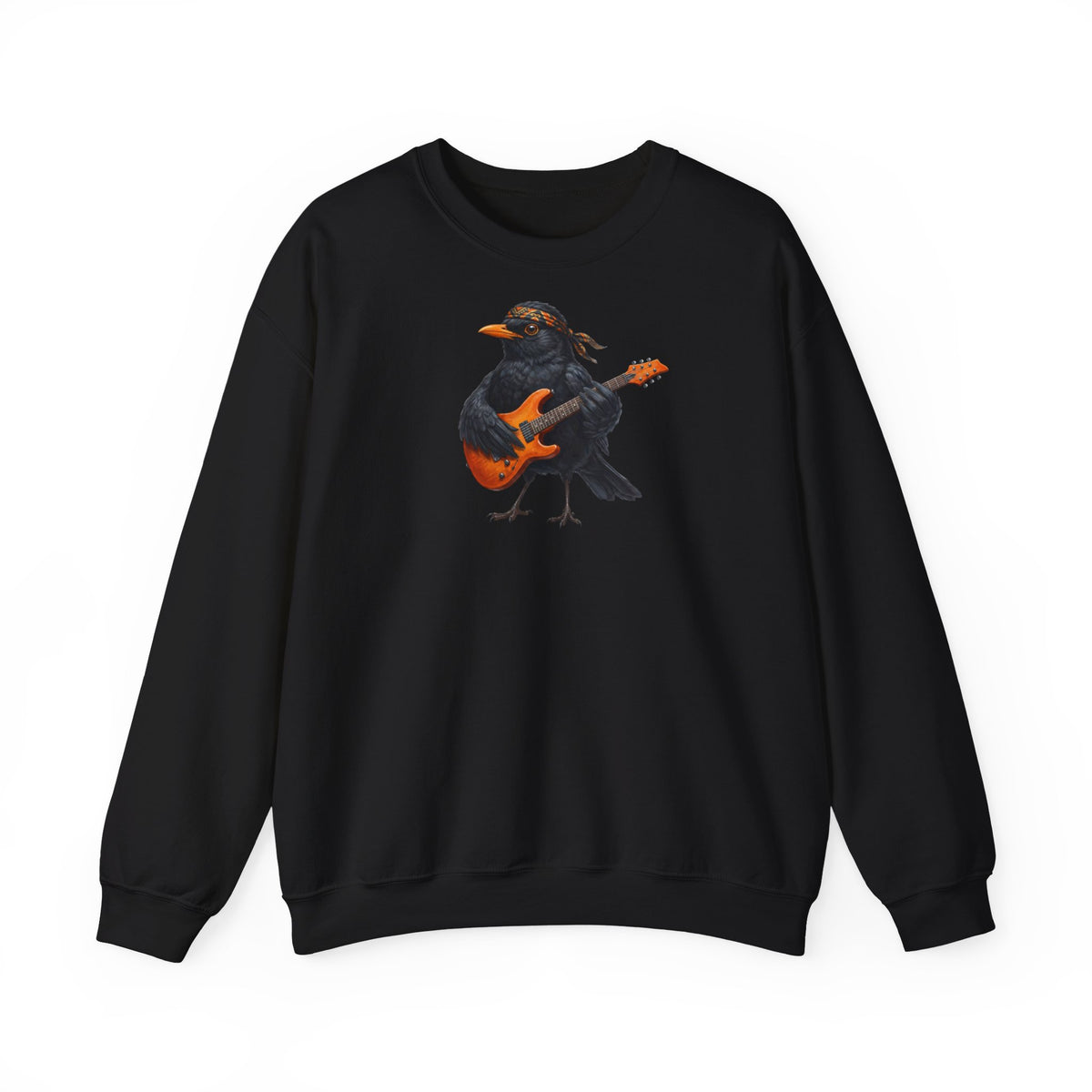 Amsel Sweatshirt Vogelmotiv in Sand