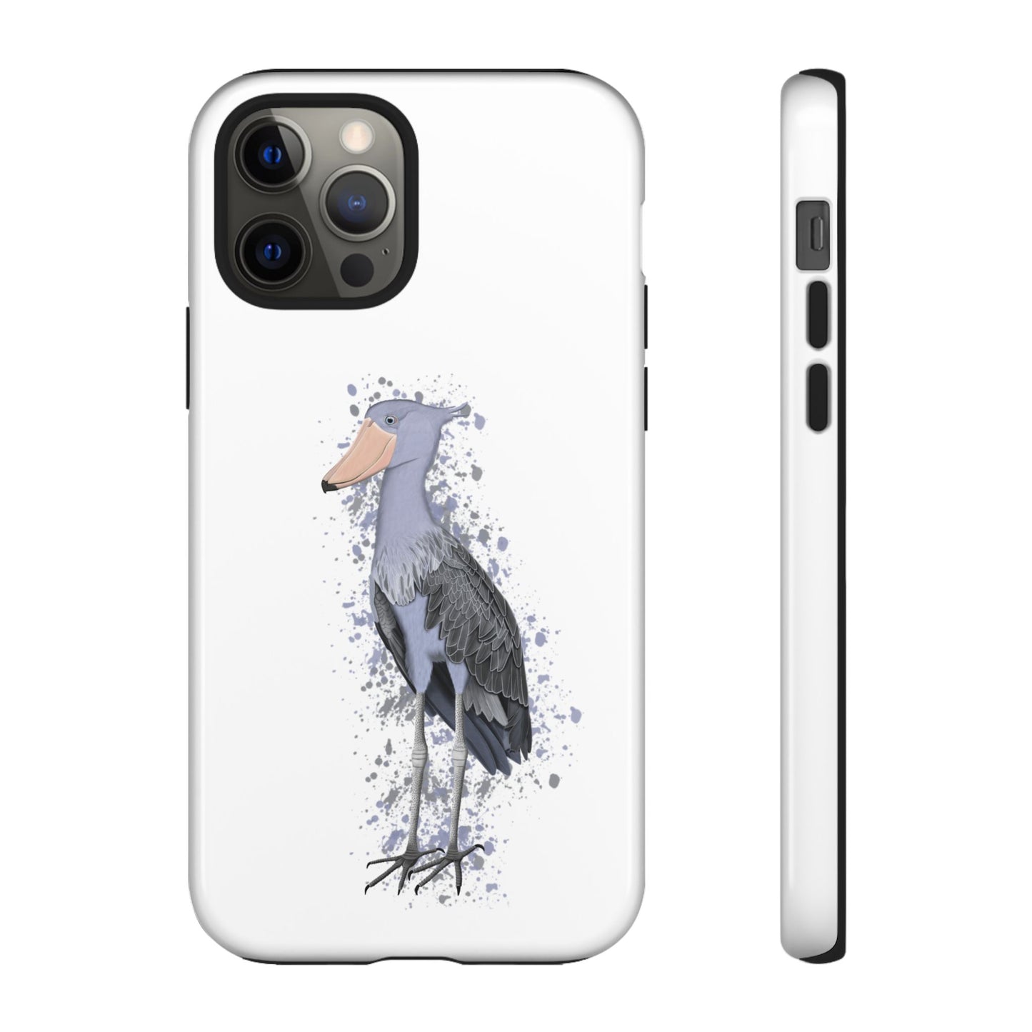 Schuhschnabel Vogel iPhone & Google Pixel Vogelmotiv Handyhülle Weiß