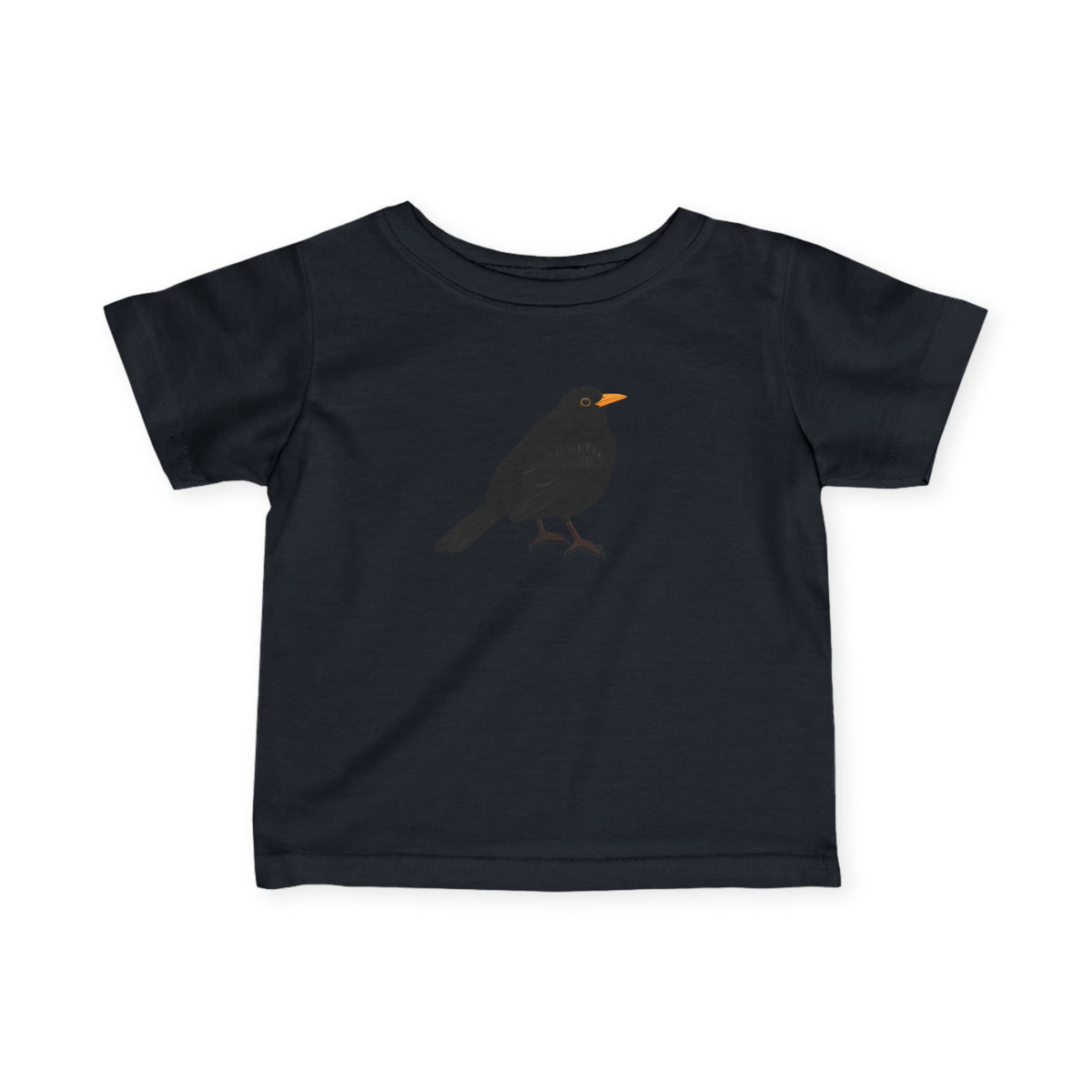 Süßes Amsel Vogel Tiermotiv T-Shirt für Babys und Kleinkinder – baby fashion,