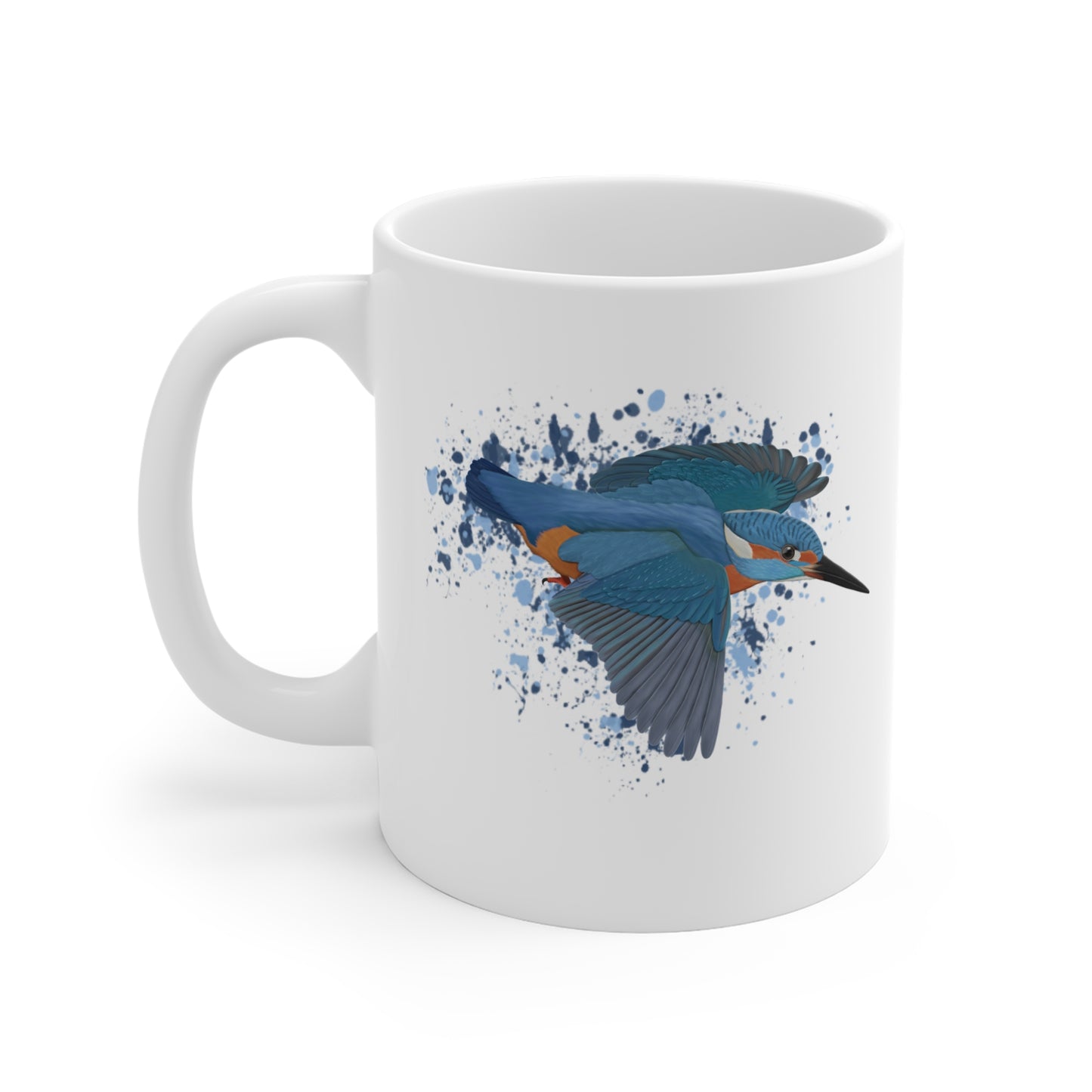 Eisvogel Vogel Tasse Weiß für Vogelfreunde & Vogelbeobachter