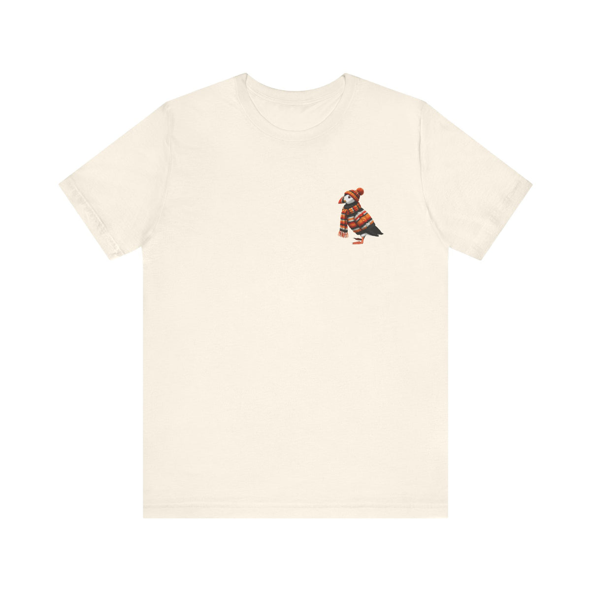 Papageitaucher Vogel T-Shirt in Black