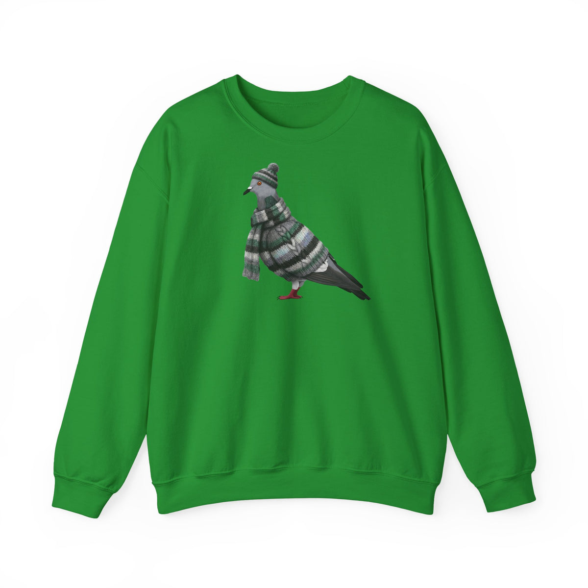 Taube in Strick Weihnachts-Sweatshirt | Unisex Vogel Sweater für Vogelfreunde & Vogelbeobachter – Animal Graphic Tee, Sweatshirt Vogelmotiv