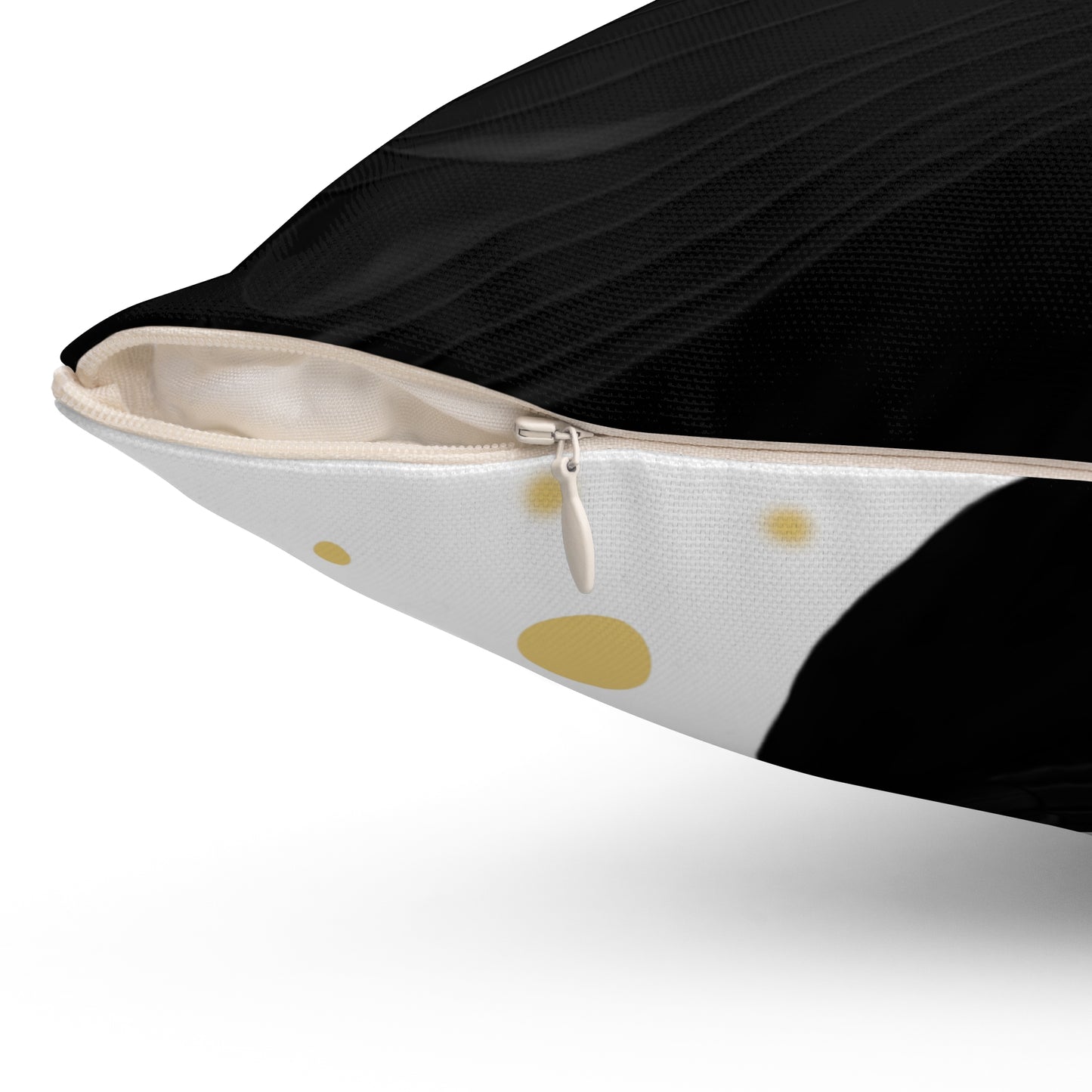 Amsel mit Goldenen Punkten Vogel Kissen