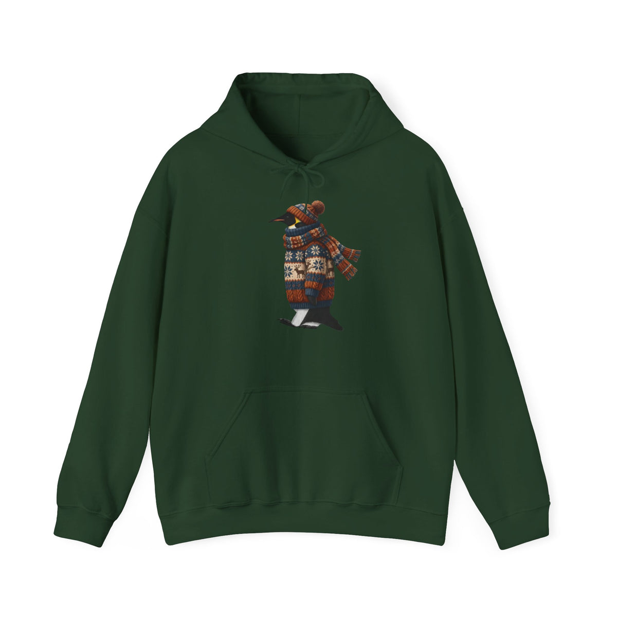 Pinguin Kapuzenpullover mit artistic apparel Hintergrund