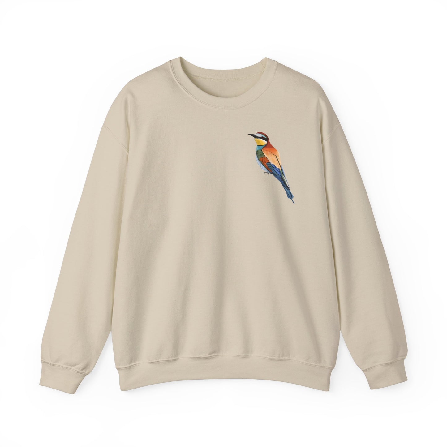 Bienenfresser Sweatshirt Vogelmotiv in Dark Heather