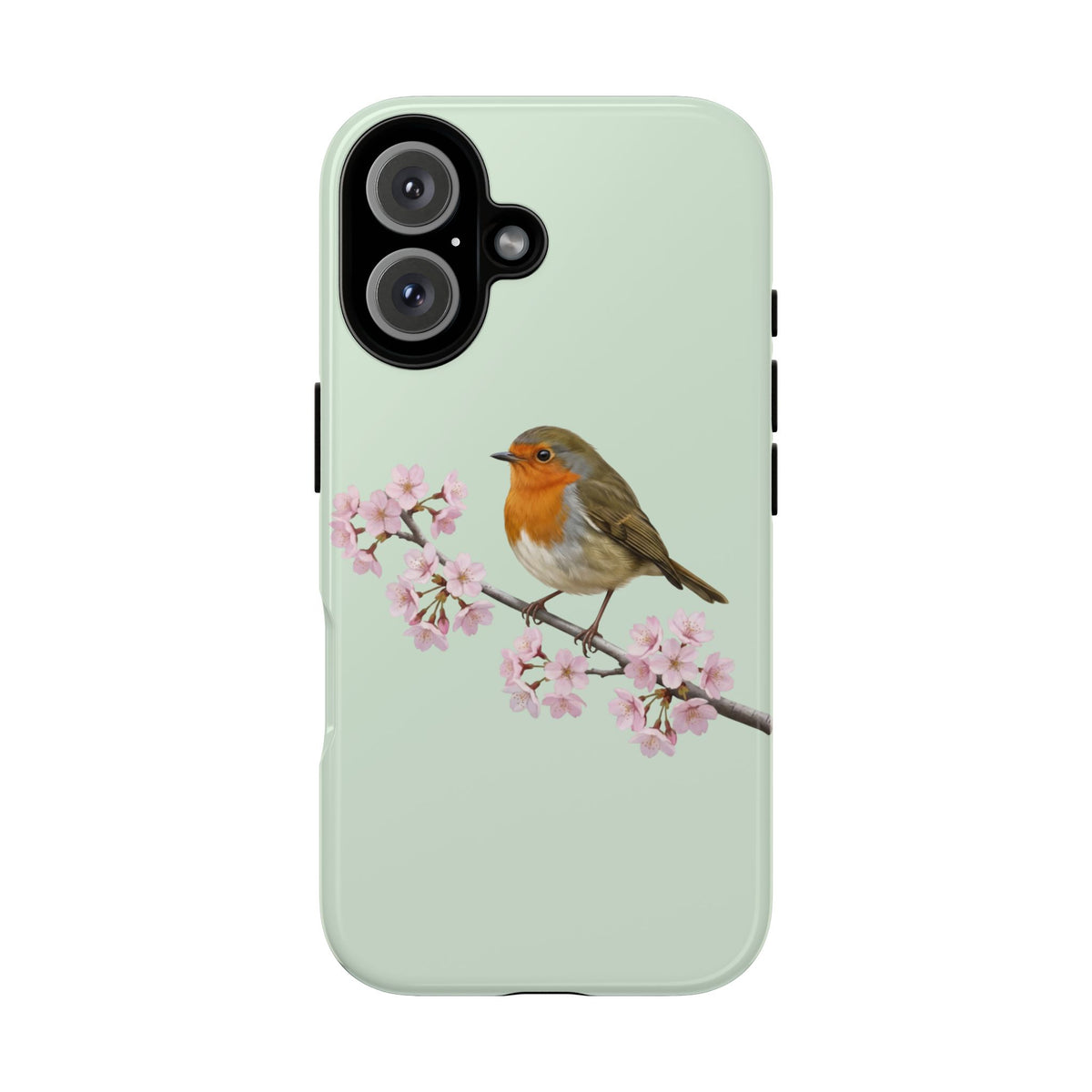 Rotkehlchen Handyhülle – animal lover, bird phone