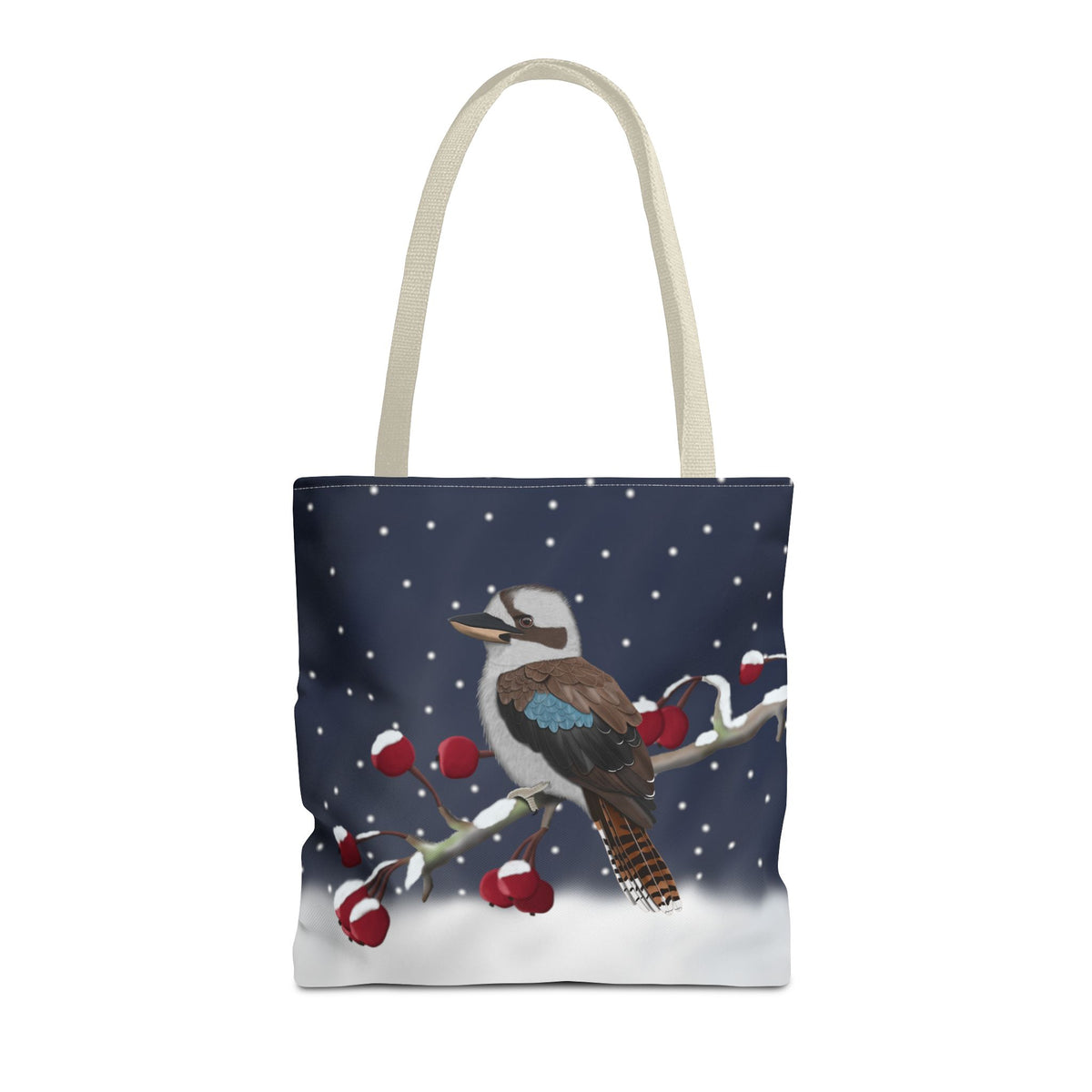 Kookaburra auf einem Tragetasche – Accessories und All Over Print Stil