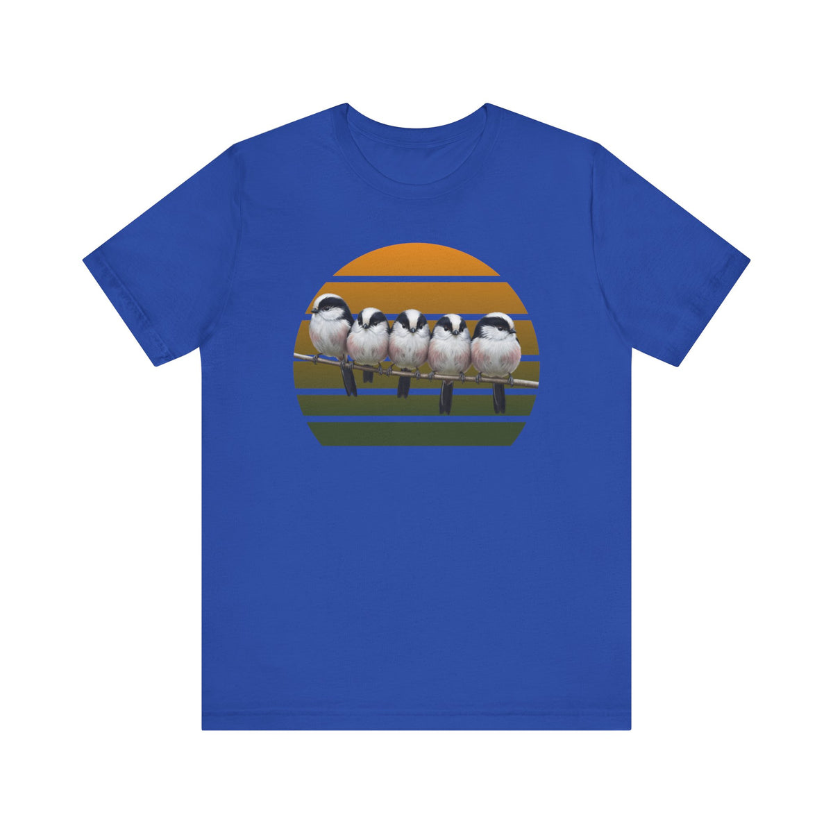 Schwanzmeisen Premuim T-Shirt | Geschenk für Vogelbeobachter | jz.birds