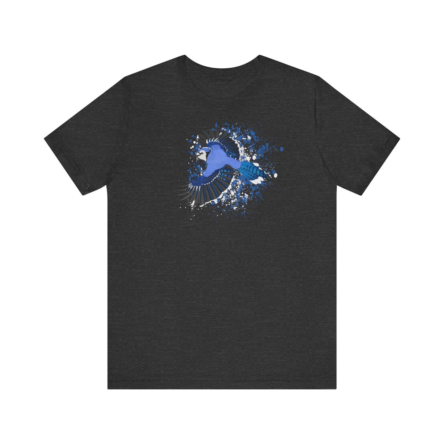 Blue Jay Vogel T-Shirt mit bird graphic tee Hintergrund