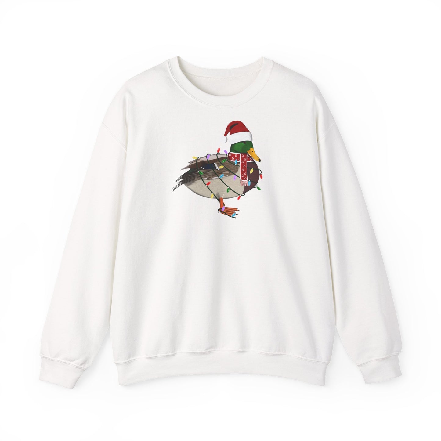 Ente Weihnachts-Sweatshirt | Unisex Vogel Sweater für Vogelfreunde & Vogelbeobachter