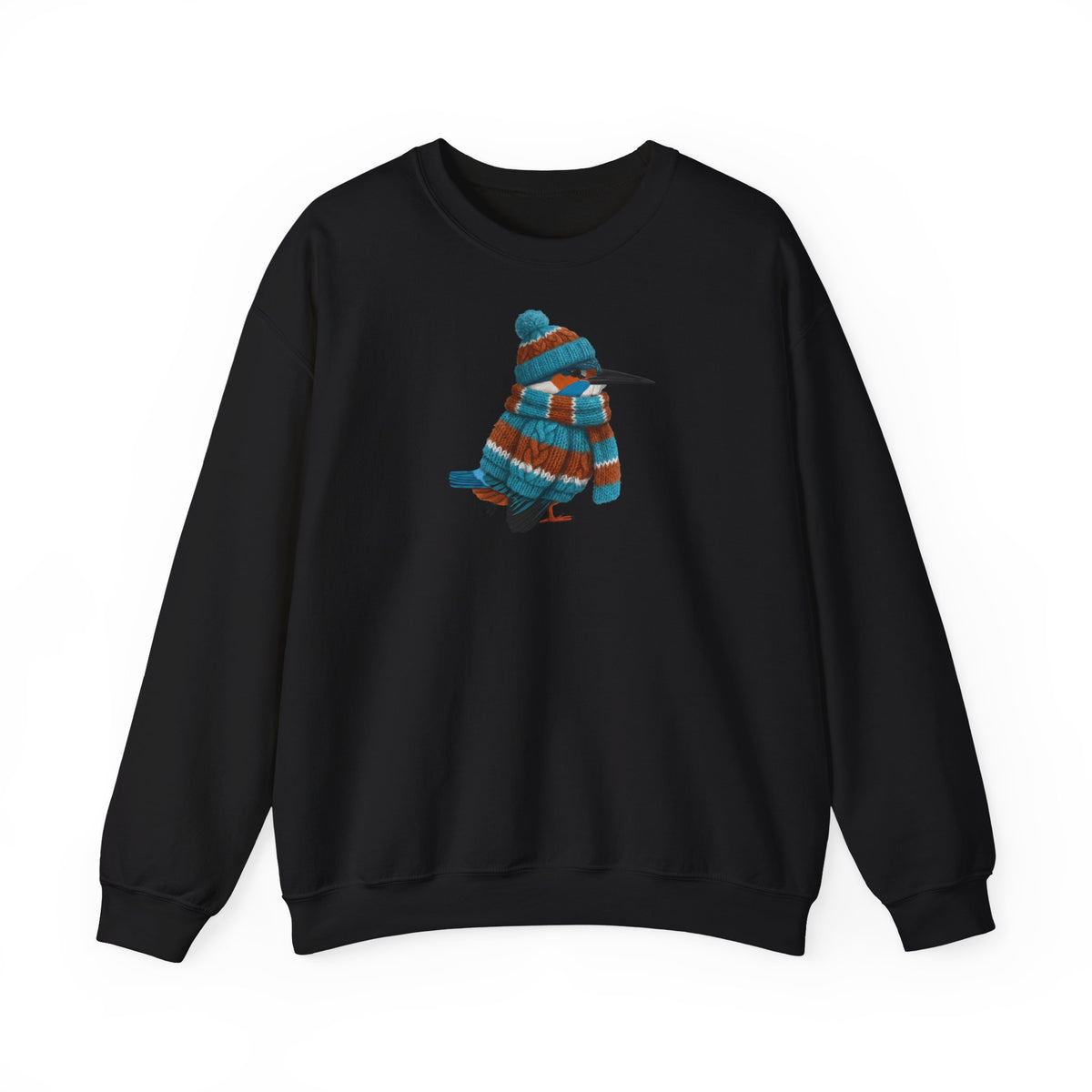 Eisvogel Sweatshirt Vogelmotiv in Sand