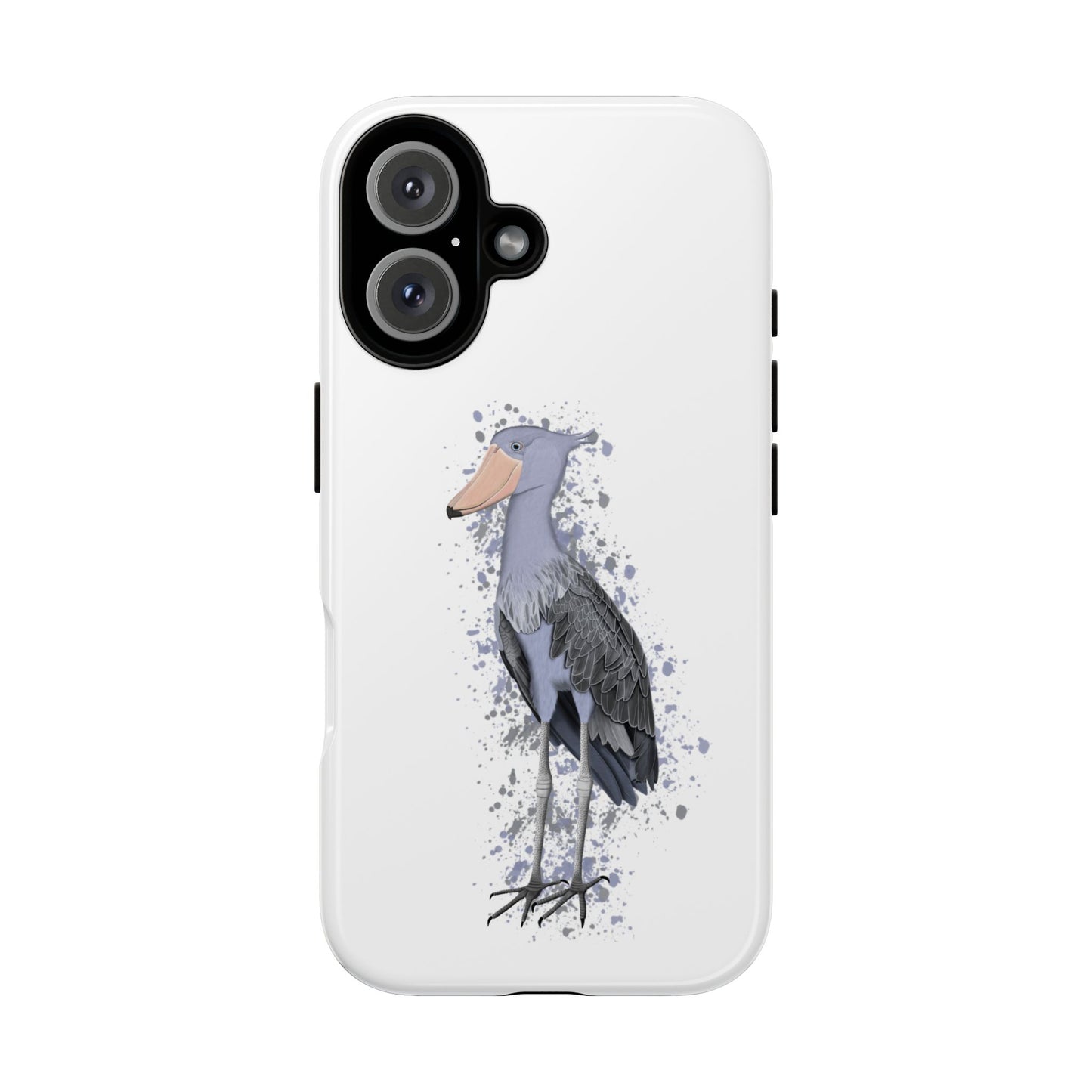 Schuhschnabel Vogel iPhone & Google Pixel Vogelmotiv Handyhülle Weiß