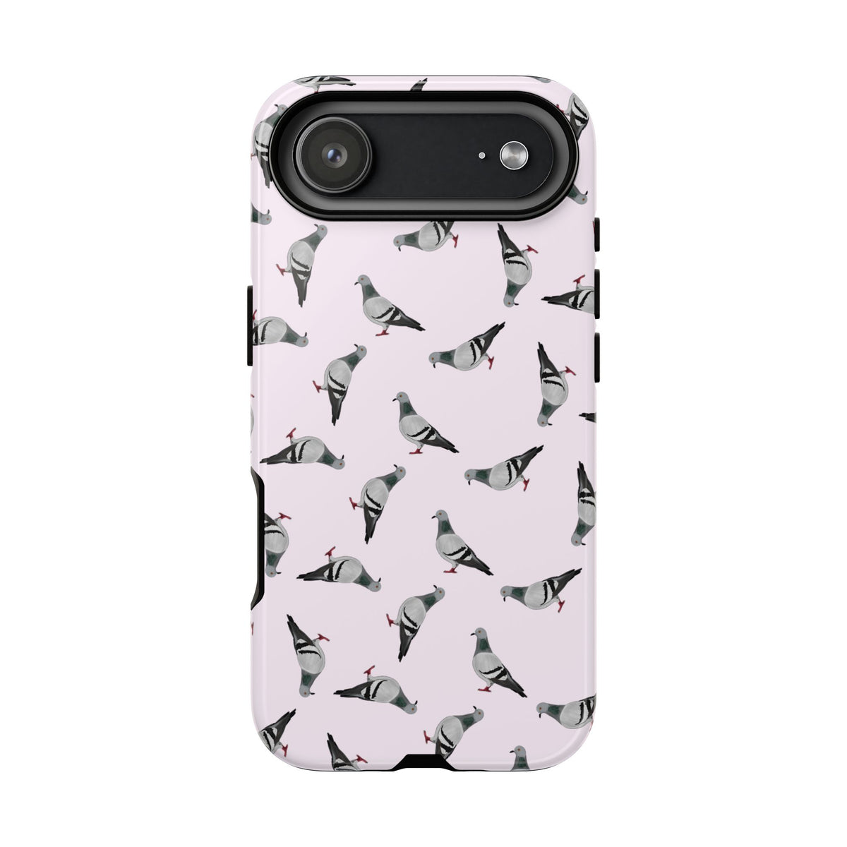 Taube Handyhülle in Rosa | Vogel-Motiv für iPhone & Google Pixel