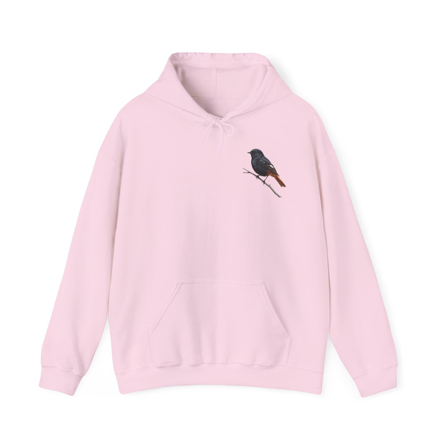 Hausrotschwanz Vogel Hoodie - Kapuzenpullover für Vogelbeobachter & Naturliebhaber mit Vogelmotiv