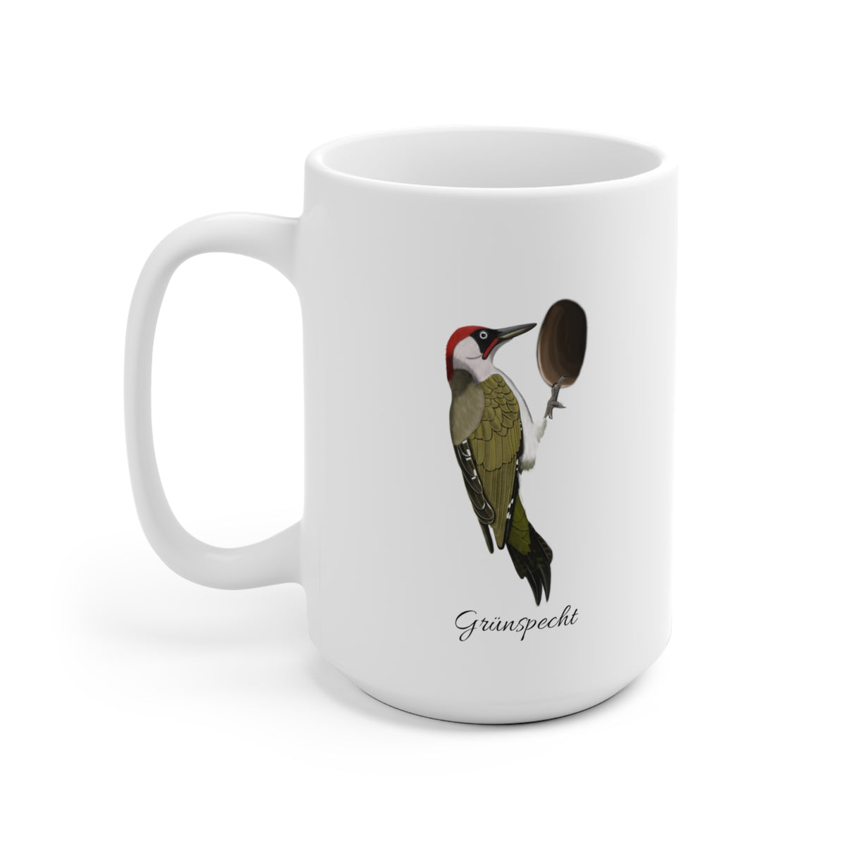 Grünspecht Tasse – 11 oz, 11oz