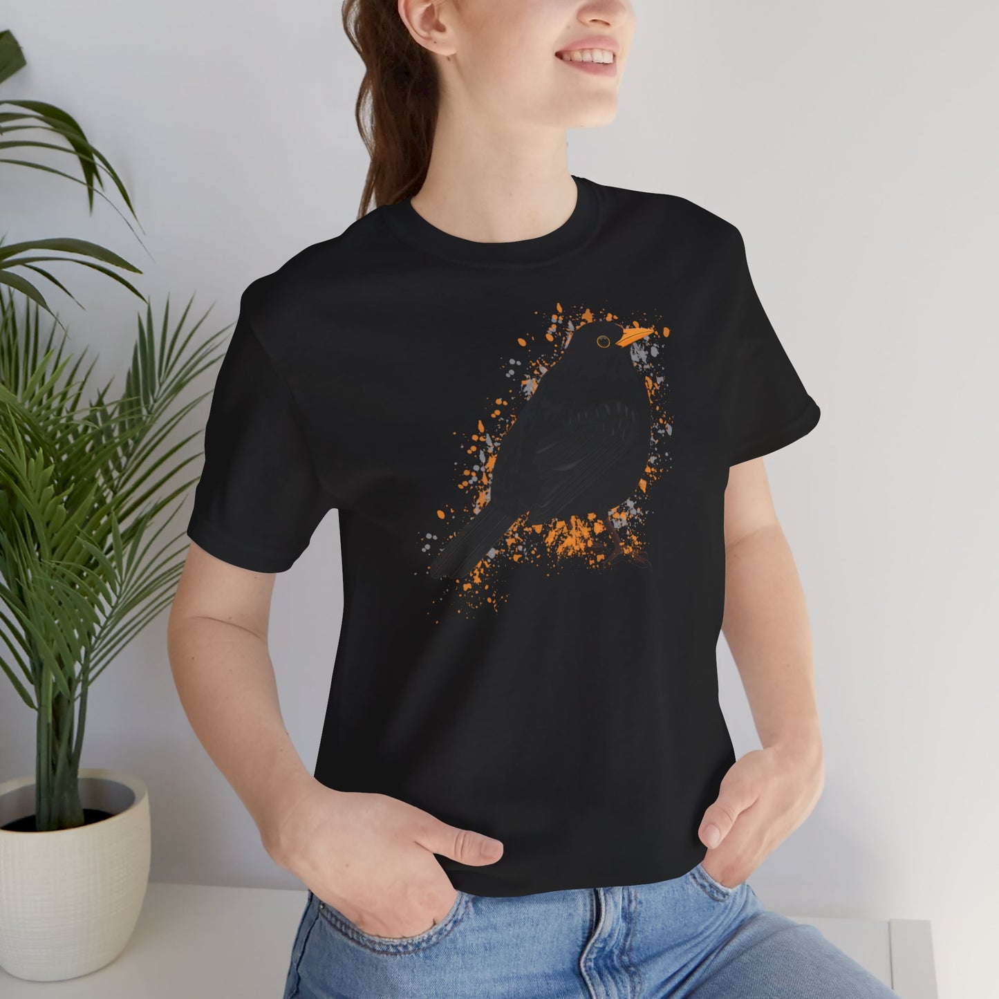 Amsel Vogel T-Shirt für Vogelfreunde