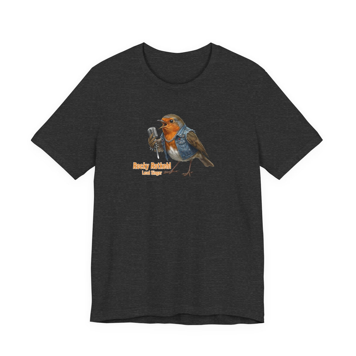 Rocky Rotkehl (Lead T-Shirt – band tshirt und bird graphic tee Stil