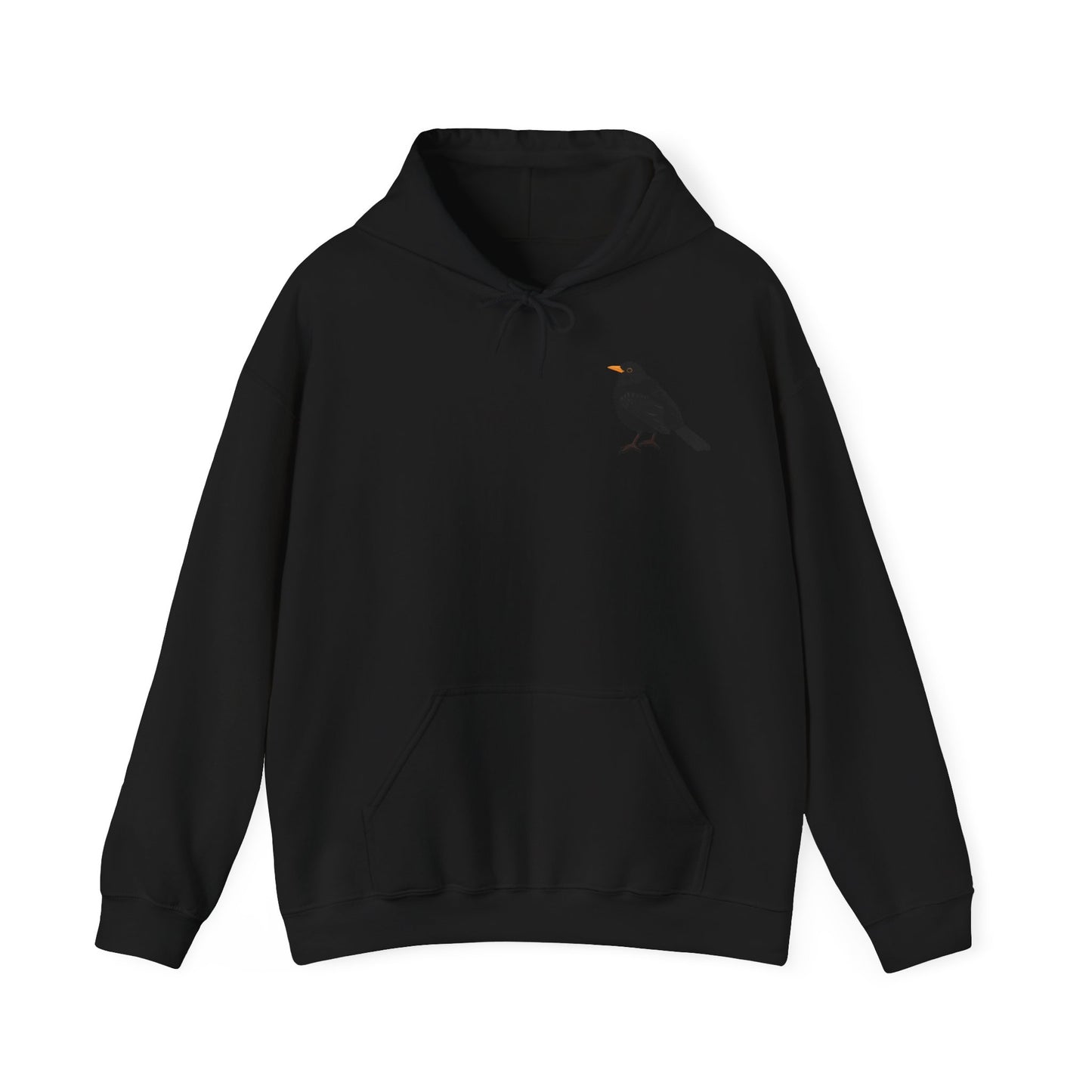 Amsel Hoodie - Vogel Kapuzenpullover für Vogelbeobachter & Naturliebhaber mit Vogelmotiv