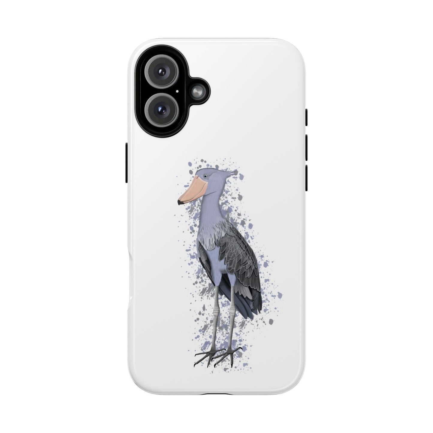 Schuhschnabel Vogel iPhone & Google Pixel Vogelmotiv Handyhülle Weiß