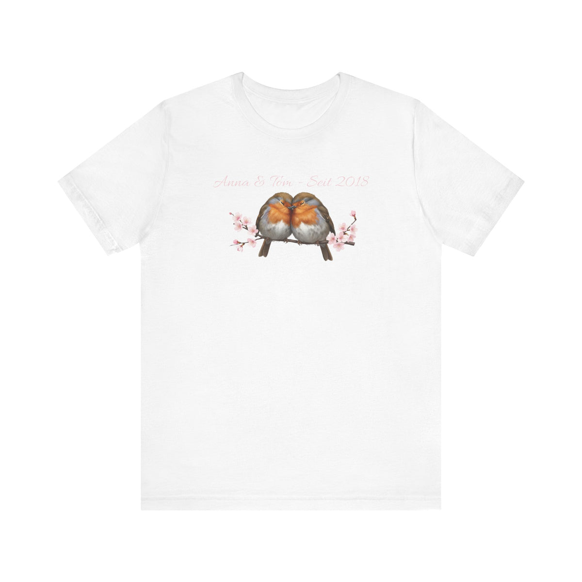 Rotkehlchen Vogel T-Shirt – bird lover gift, casual everyday