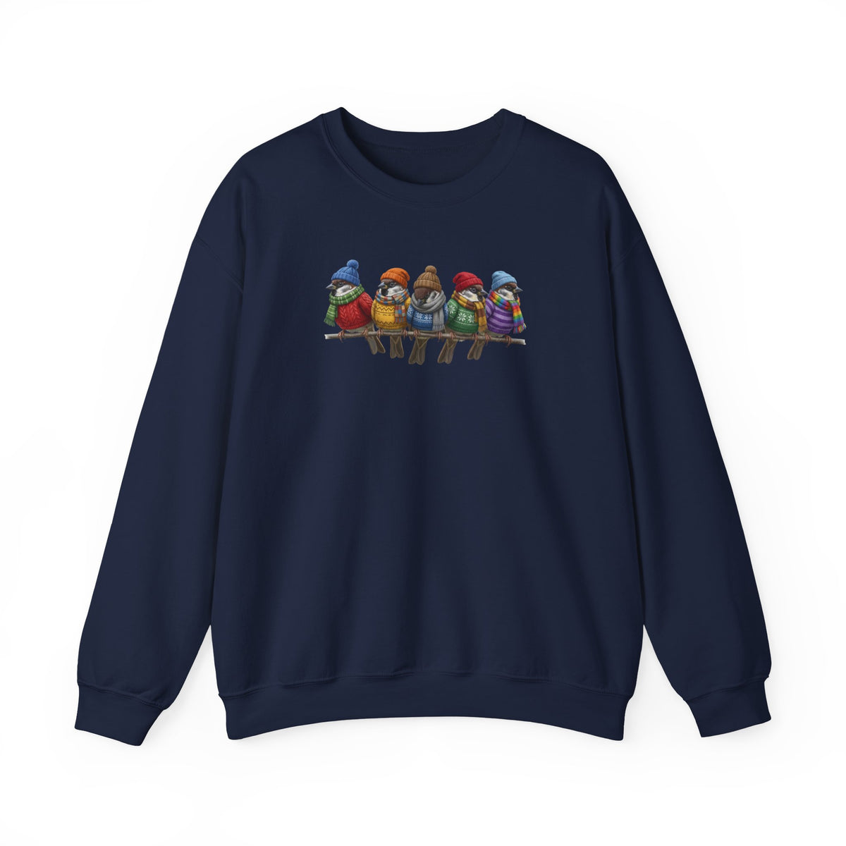 Spatz Sweatshirt Vogelmotiv in Black