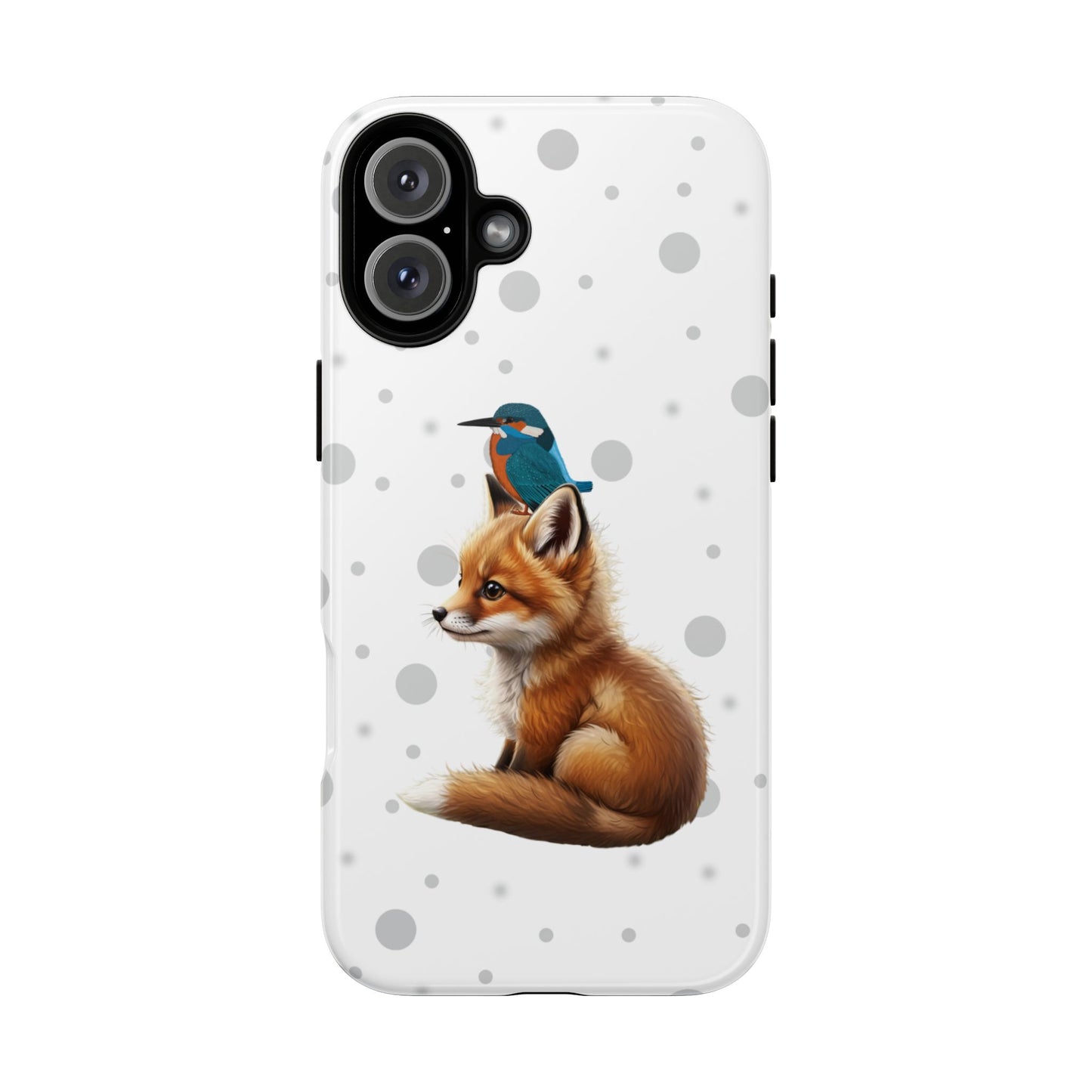 Eisvogel mit Fuchs iPhone & Google Pixel Tiermotiv Handyhülle - Tierisch guter Schutz
