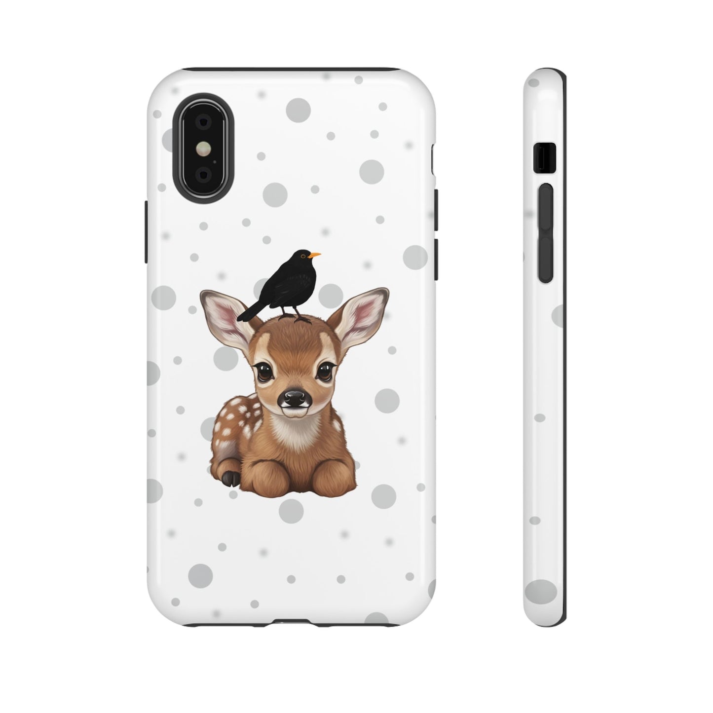 Amsel mit Rehkitz iPhone & Google Pixel Tiermotiv Handyhülle - Tierisch guter Schutz
