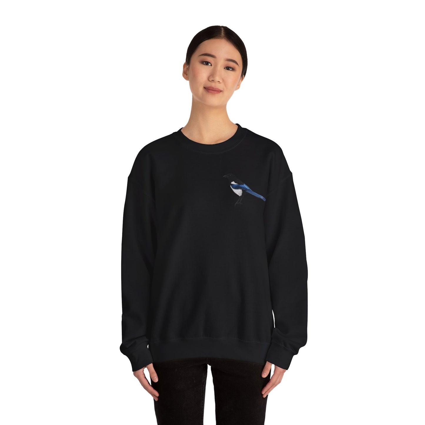 Elster Vogel Sweatshirt für Naturfreunde und Vogelbeobachter – Animal Graphic Tee, Vogelmotiv