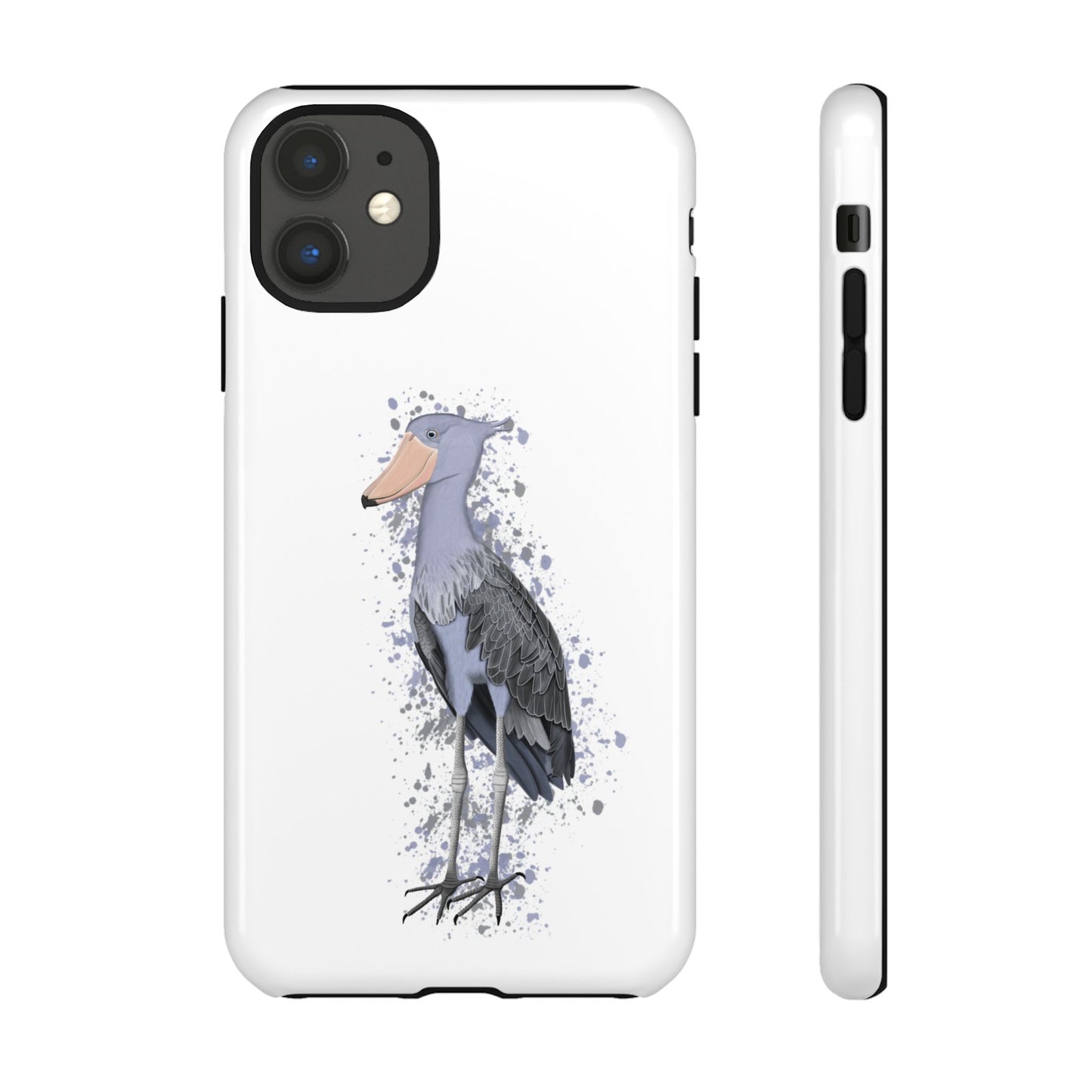 Schuhschnabel Vogel iPhone & Google Pixel Vogelmotiv Handyhülle Weiß