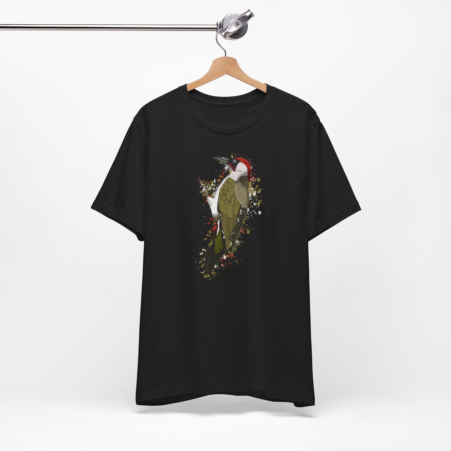 Grünspecht Vogel T-Shirt für Vogelfreunde