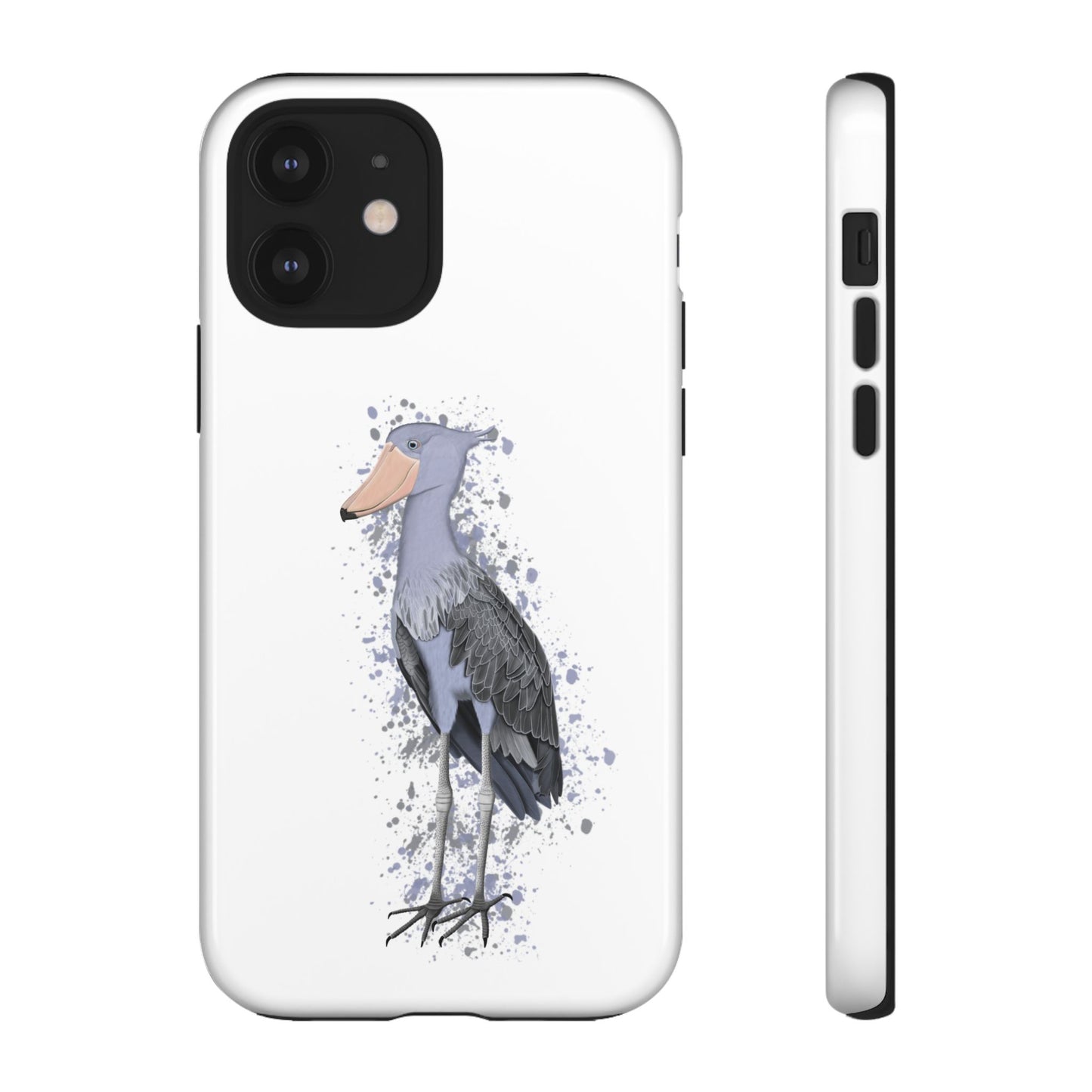 Schuhschnabel Vogel iPhone & Google Pixel Vogelmotiv Handyhülle Weiß