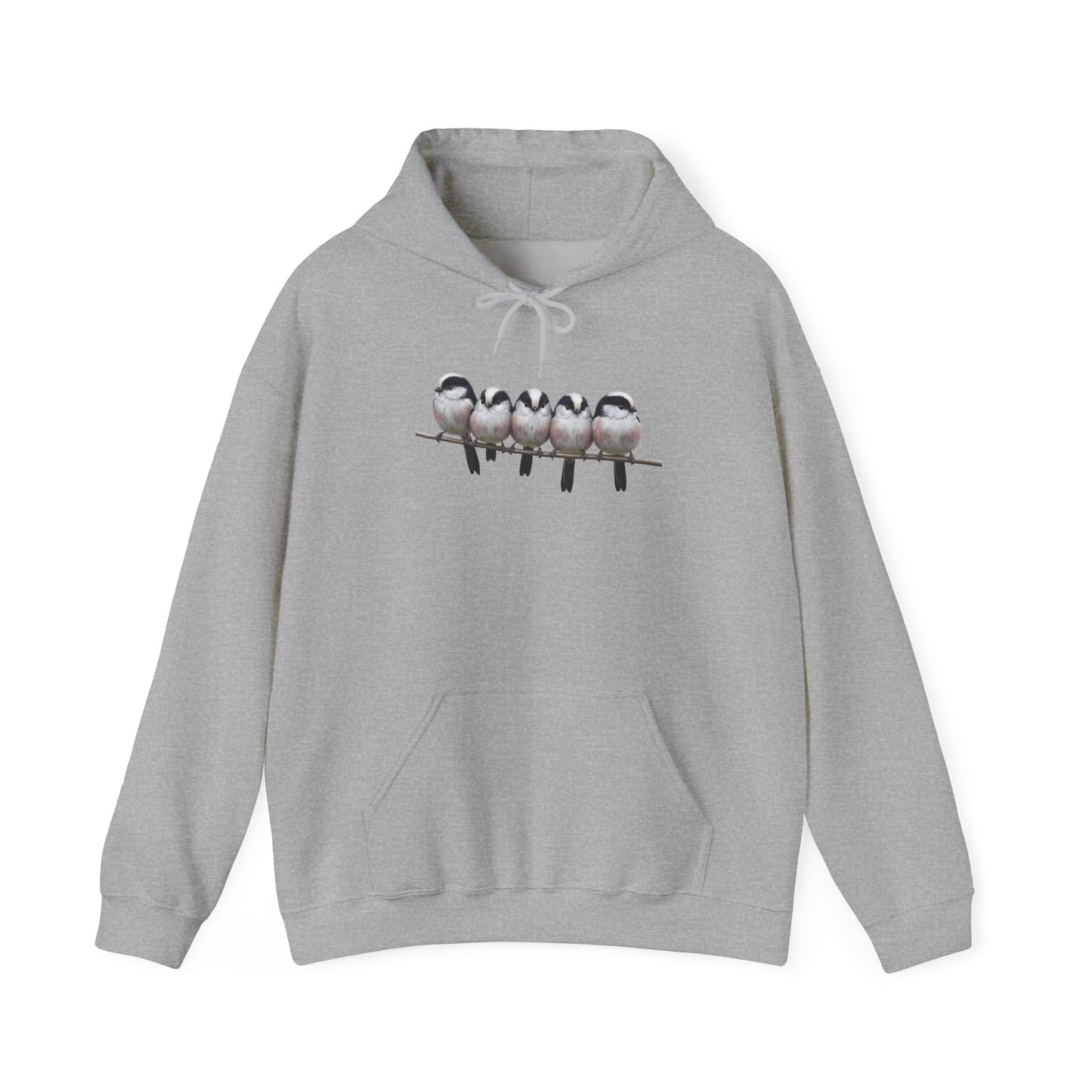 Schwanzmeisen Hoodie - Vogel Kapuzenpullover für Vogelbeobachter & Naturliebhaber mit Vogelmotiv