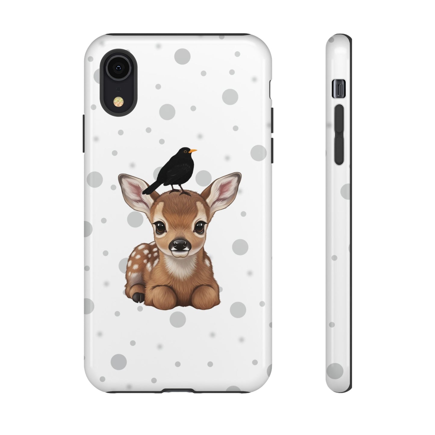 Amsel mit Rehkitz iPhone & Google Pixel Tiermotiv Handyhülle - Tierisch guter Schutz