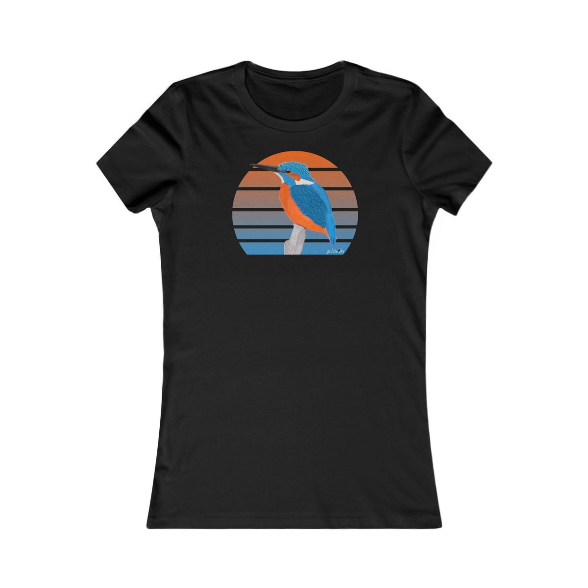 Eisvogel Vogel T-Shirt für Frauen Vogelfreunde und Vogelbeobachter