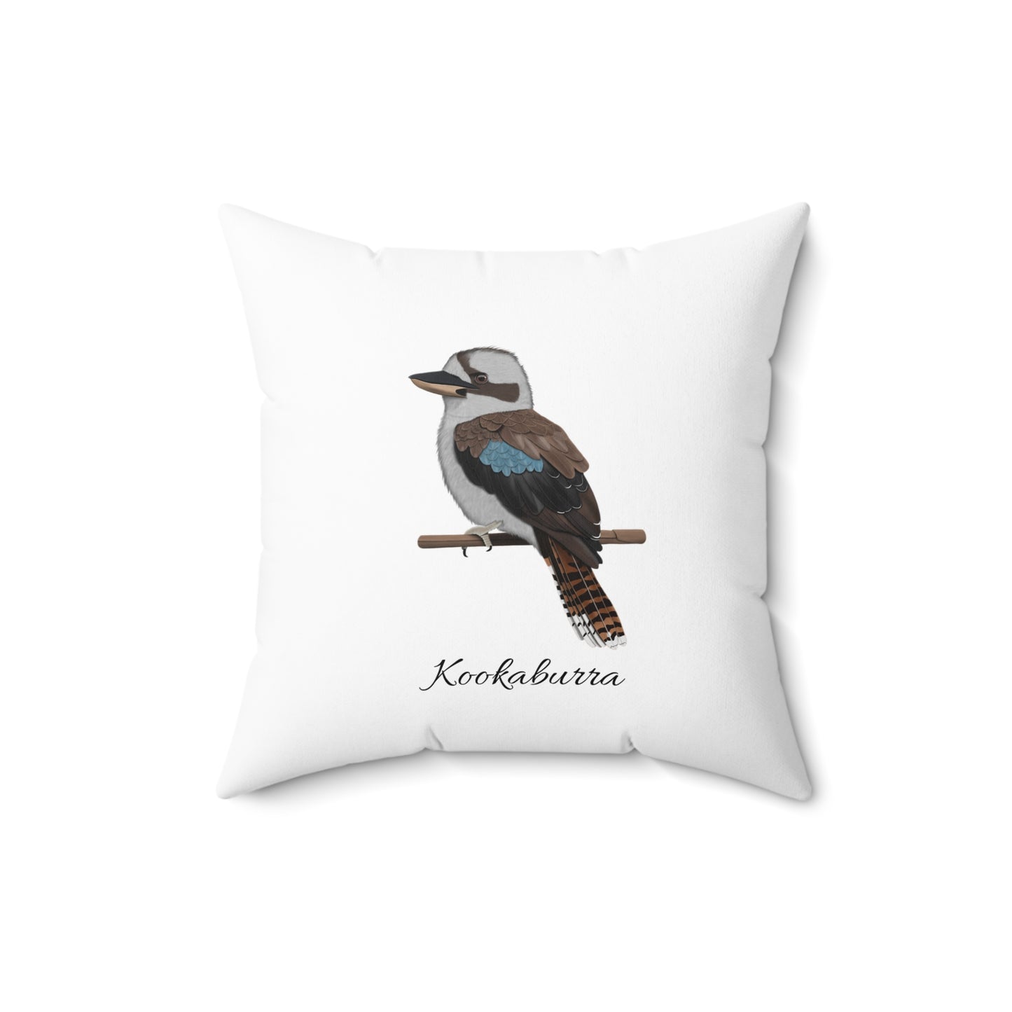 Kookaburra Vogelfreund Vogelbeobachter Vogel Kissen Weiß
