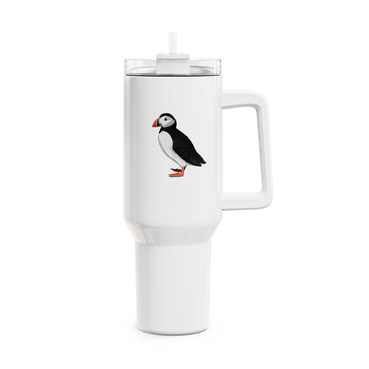 Papageitaucher Thermo-Tumbler 40oz (1,2L) – Edelstahl Isolierbecher für Vogelbeobachter