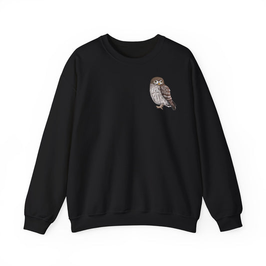 Steinkauz Eule Vogel Sweatshirt für Naturfreunde und Vogelbeobachter