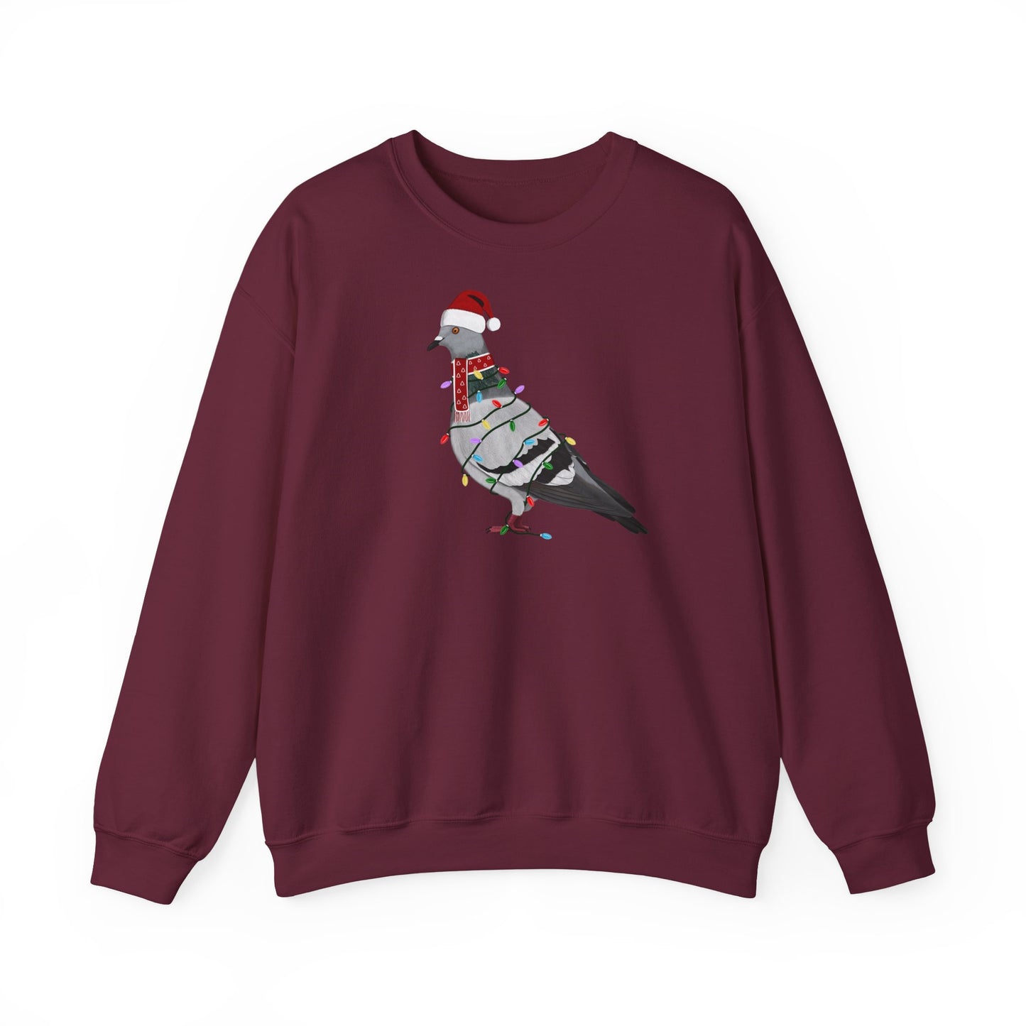 Taube Weihnachts-Sweatshirt | Unisex Vogel Sweater für Vogelfreunde & Vogelbeobachter