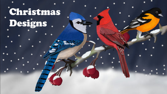 Christmas Bird Designs & Decor